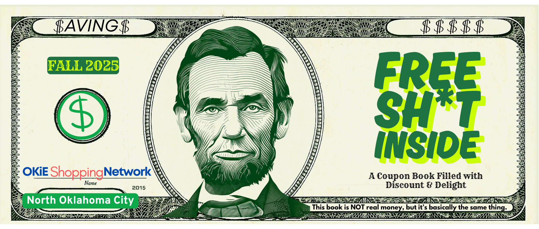 Coupon Book Front Cover